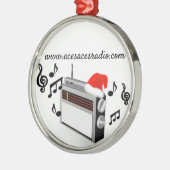 RADIO Ornament メタルオーナメント (左)