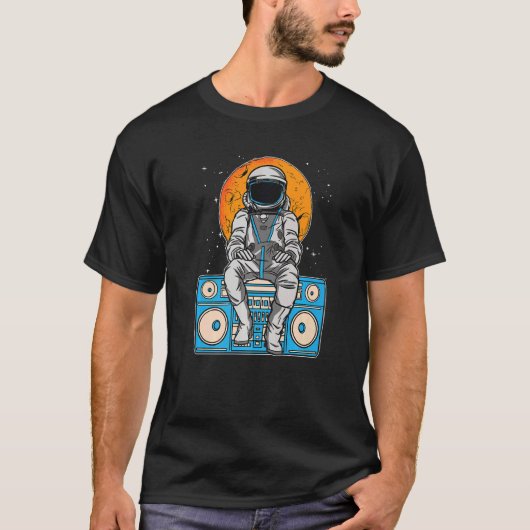 Radio Space Astronaut  Astronomy Science Radio Spa Tシャツ (正面)