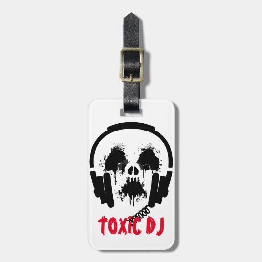 Radioactive DJ両面 ラゲッジタグ (正面縦)