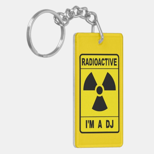 Radioactive DJ キーホルダー (正面左)