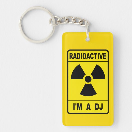 Radioactive DJ キーホルダー (正面)