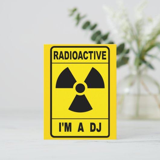 Radioactive DJ ポストカード (スタンド正面)