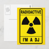 Radioactive DJ ポストカード (正面/裏面)