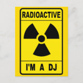 Radioactive DJ ポストカード (正面)