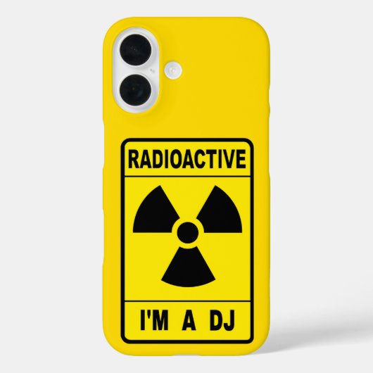Radioactive DJ Case-Mate iPhoneケース (裏面)