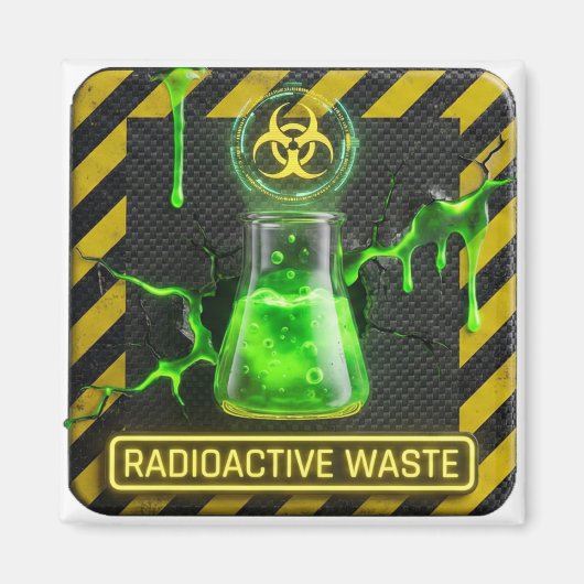 Radioactive Waste Absinthe マグネット (正面)