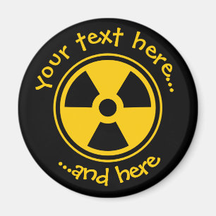 Radioactivity Warning マグネット