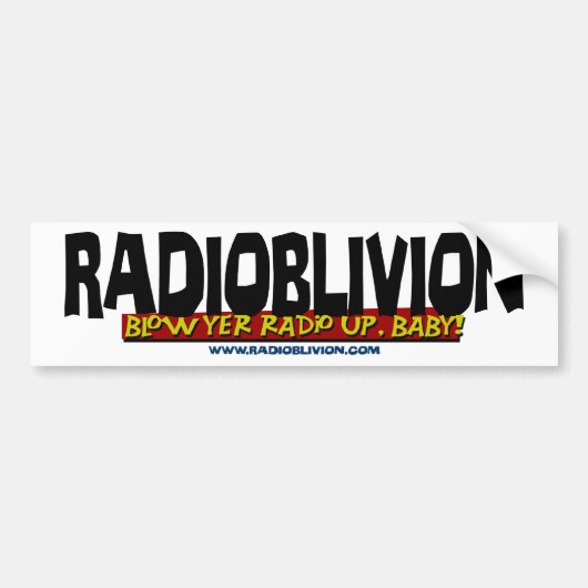 RadiOblivion -爆発 バンパーステッカー (正面)