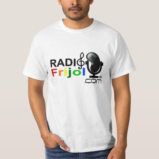 RADIOFRIJOLのカスタマイズ可能なTシャツ Tシャツ (正面)