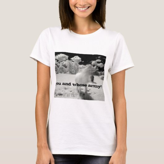 Radioheadおよび軍隊か。 Tシャツ (正面)