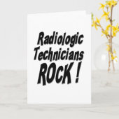 Radiologic技術者の石! 挨拶状 カード (黄色い花)