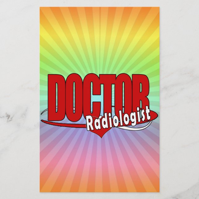 RADIOLOGISTロゴの博士 (正面)