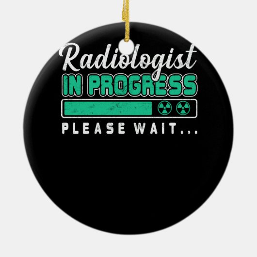 Radiologist進行中お待ちください将来Radiolo セラミックオーナメント (裏面)
