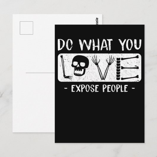 Radiologist Humor Skeleton Xray Radiology ポストカード (正面/裏面)