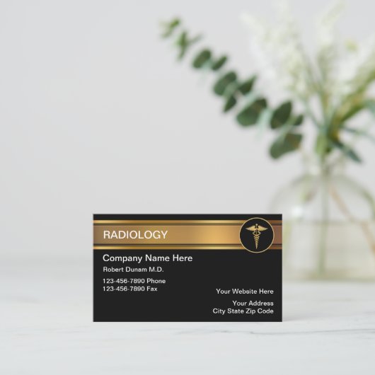 Radiology名刺 名刺 (スタンド正面)