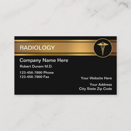 Radiology名刺 名刺 (正面)
