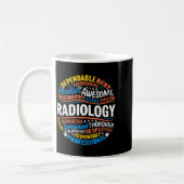 Radiology Funny Rad Tech Week Appreciation Radiolo コーヒーマグカップ (左)