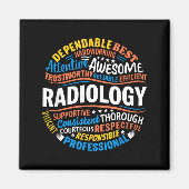 Radiology Funny Rad Tech Week Appreciation Radiolo マグネット (正面)