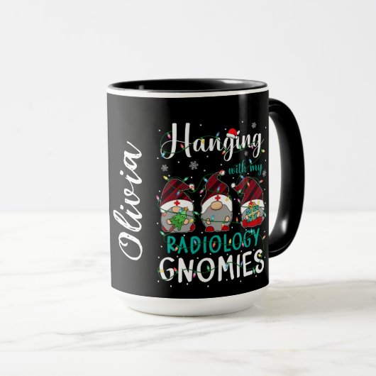 Radiology Gnomies Christmas マグカップ (正面右)