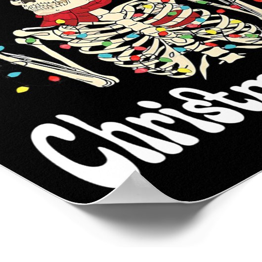 Radiology Radiating Christmas Cheer X-ray Rad Tech ポスター (角)