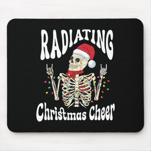 Radiology Radiating Christmas Cheer X-ray Rad Tech マウスパッド (正面)