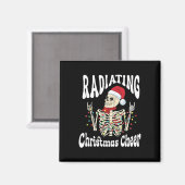 Radiology Radiating Christmas Cheer X-ray Rad Tech マグネット (正面/裏面)