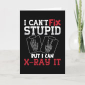 Radiology Tech私は愚かな技術者を修正できない カード (正面)