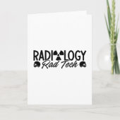 Radiology Tech Rad Medicine Xray Technologist カード (正面)