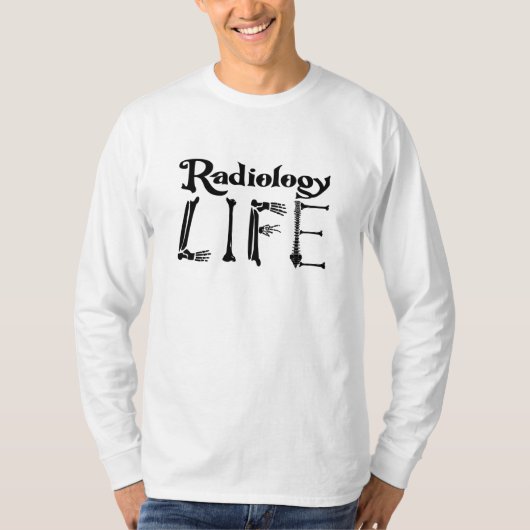 Radiology Tech Radiology Life Technologist Xray Tシャツ (正面)