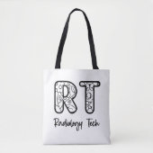 Radiology Tech RT素晴らしい技術者X線技術ギフト トートバッグ (正面)