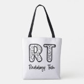 Radiology Tech RT素晴らしい技術者X線技術ギフト トートバッグ (裏面)