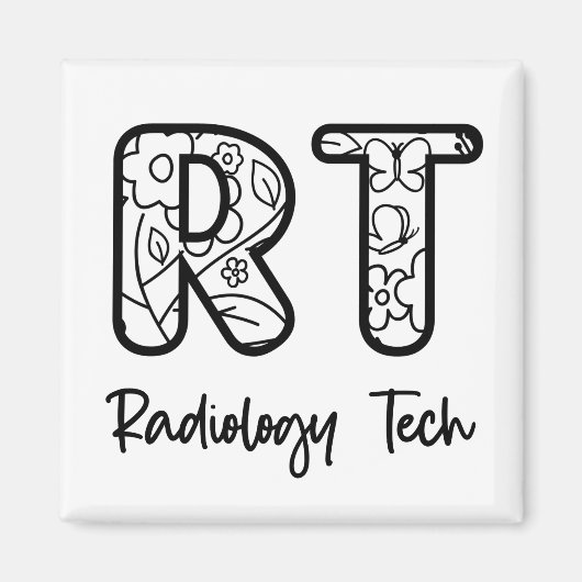 Radiology Tech RT素晴らしい技術者X線技術ギフト マグネット (正面)