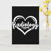 Radiology Tech Technician X-ray Tech X-ray Technol カード (黄色い花)