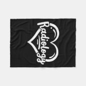 Radiology Tech Technician X-ray Tech X-ray Technol フリースブランケット (正面(横))