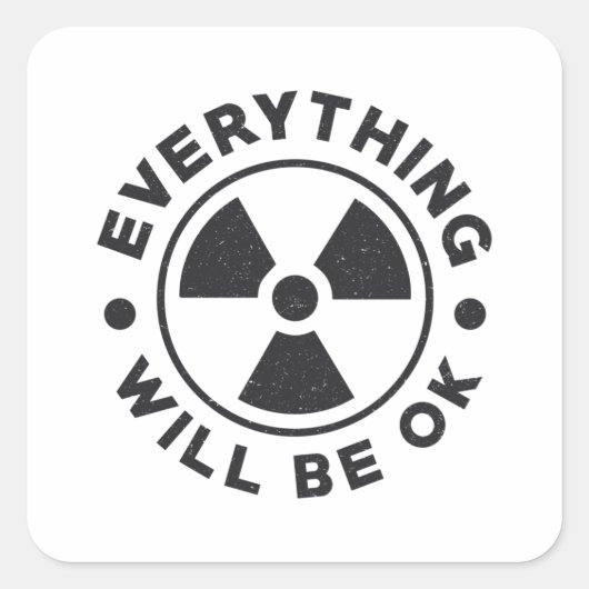 Radiology Tech Technologistすべてが正常に動作 スクエアシール (正面)