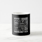 Radiology Tech Technologist素晴らしいTech X-ray Techs コーヒーマグカップ (中央)