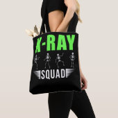 Radiology Xray Skeletons Funny Radiologist Squad トートバッグ (クローズアップ)