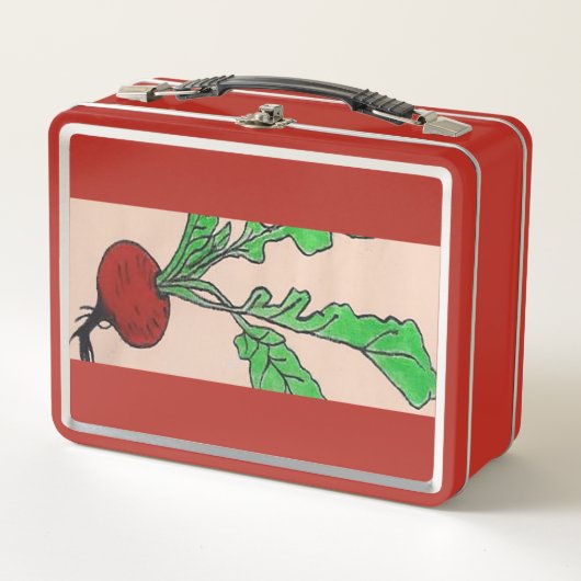 Radish Lunchbox メタルランチボックス (正面)