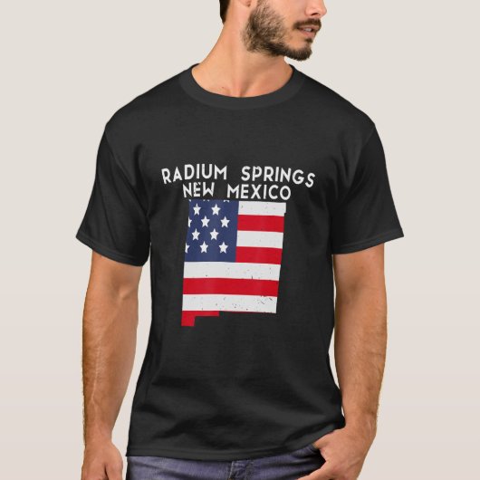 RADIUM春USA州アメリカ旅行ニューメキシコ Tシャツ (正面)