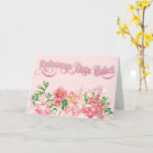 Radosnego Dnia Babci – マザーズデイカード カード (黄色い花)