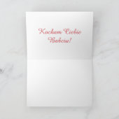 Radosnego Dnia Babci – マザーズデイカード カード (内部)