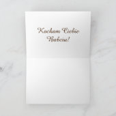 Radosnego Dnia Babci -母の日カード カード (内部)