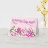 Radosnego Dnia Matki – マザーズデイカード カード (黄色い花)