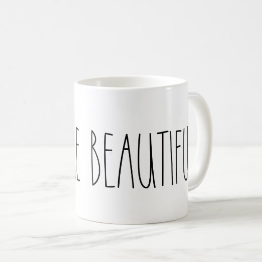 Raeの美しいDunnによってインスパイアマグです コーヒーマグカップ (正面右)