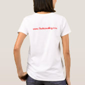Raeの詐欺のTシャツ Tシャツ (裏面)
