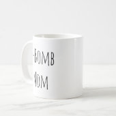Rae Dunnの刺激を受けたなF爆弾のお母さんのコーヒー・マグ コーヒーマグカップ (正面左)