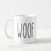 RAE DUNNの刺激を受けたなWOOFのマグ コーヒーマグカップ (左)