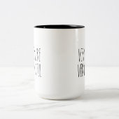 RAE DUNN非常にインスパイア心配する ツートーンマグカップ (中央)