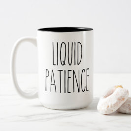RAE DUNN Liquid インスパイア Peatience Coffee Mug ツートーンマグカップ
