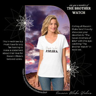 Raeann Blake著「The Brother Watch」VネックTシャツ Tシャツ